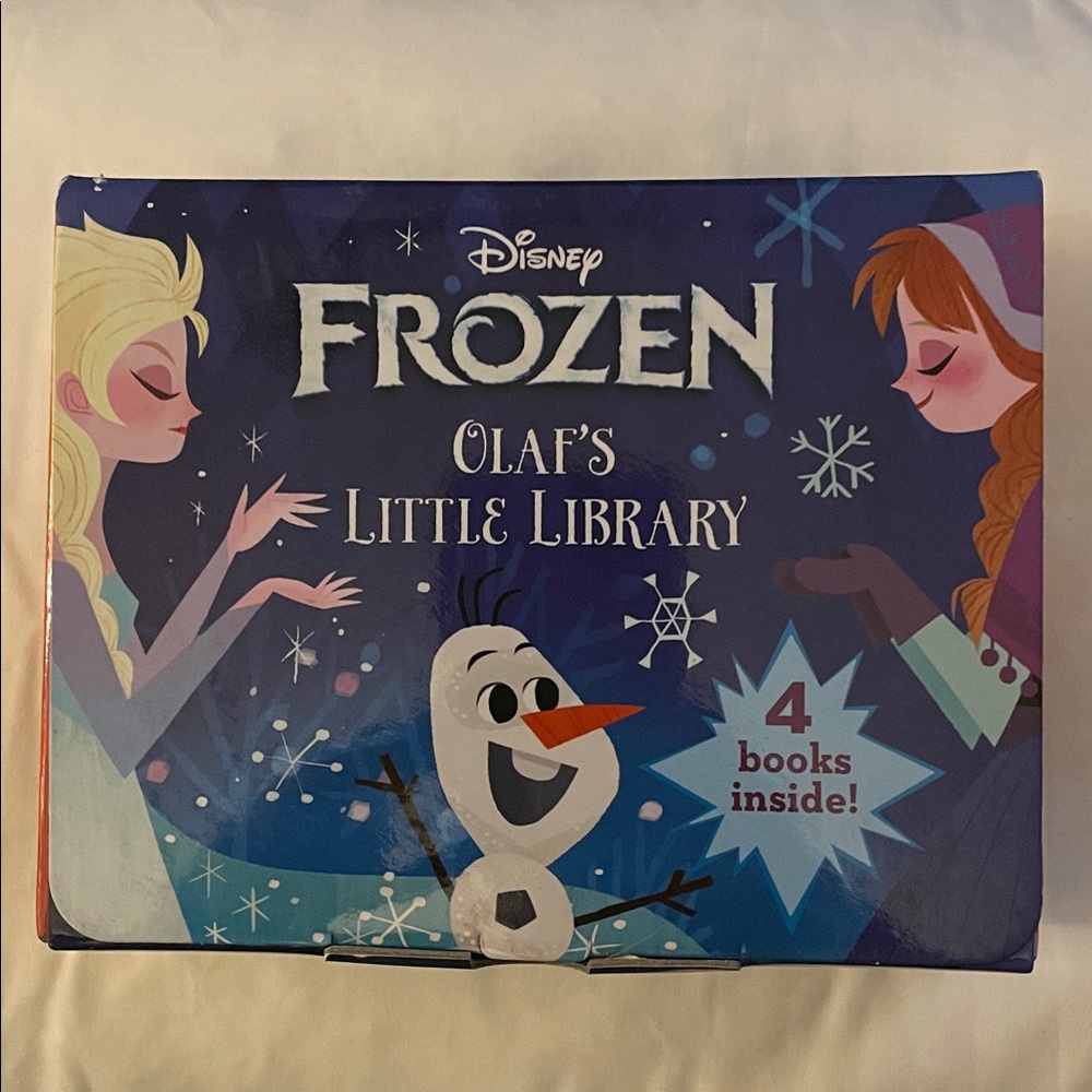 Disney Olaf's Little Library Disney Frozen 4 Board Books Elsa Anna - Picture 2 of 3